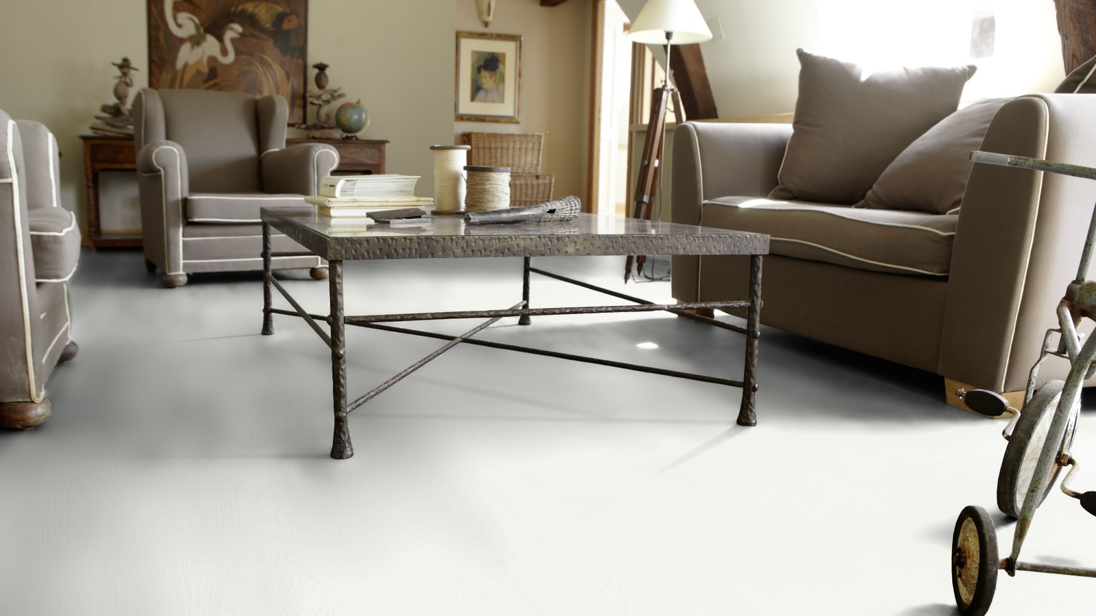 Tarkett Viva Plank ASH DESIGN WHITE 795 3003